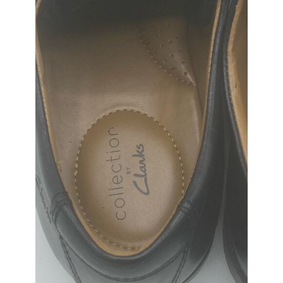 Clarks Tilden Plain II Mens Shoes 11.5 W Wide Black Leather Waterproof Excellent main image 13